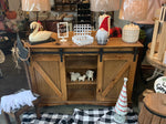 Barn Door TV Console