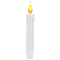 7 inch White Timer Taper - Simple Pleasures ~ Bountiful Treasures
