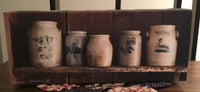 Small Kitchen Crocks Canvas - Simple Pleasures ~ Bountiful Treasures