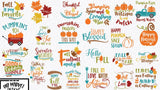 Pizza and a Project Framed Fall Halloween Signs - Simple Pleasures ~ Bountiful Treasures