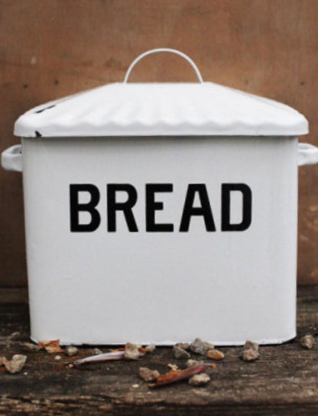 Enamelware Breadbox - Simple Pleasures ~ Bountiful Treasures