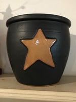 Black Crock with Mustard Star - Simple Pleasures ~ Bountiful Treasures