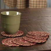 Cider Mill Braided Coaster - Simple Pleasures ~ Bountiful Treasures