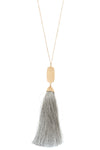 Fringe Tassel Necklace - Simple Pleasures ~ Bountiful Treasures