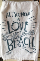 White Flour Sack Towels - Simple Pleasures ~ Bountiful Treasures