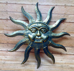 Sun Face 11" Metal - Simple Pleasures ~ Bountiful Treasures